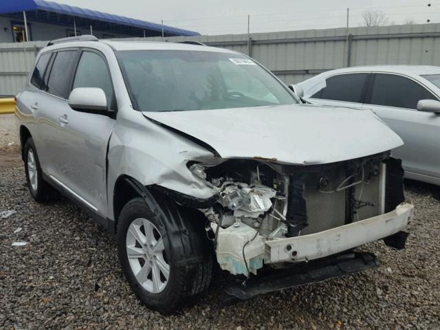 5TDZK3EH0DS097124 - 2013 TOYOTA HIGHLANDER SILVER photo 1