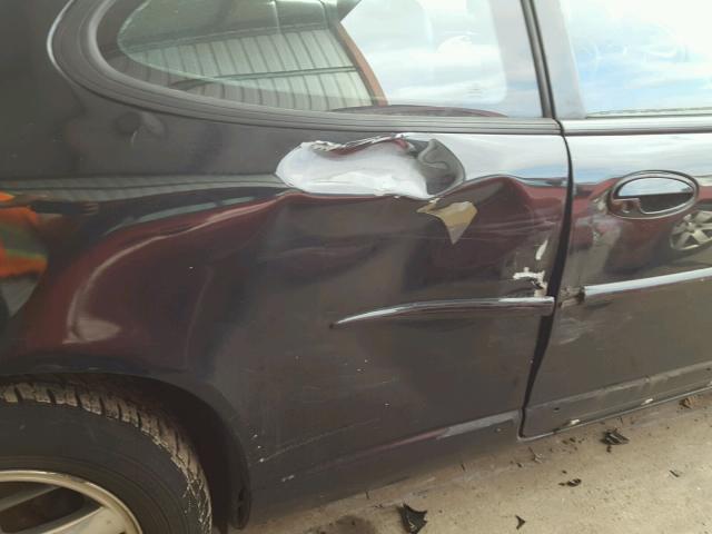1G2WR12101F123294 - 2001 PONTIAC GRAND PRIX BLACK photo 9