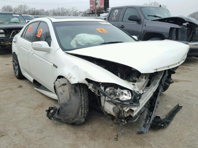 19UUA765X7A005089 - 2007 ACURA TL TYPE S WHITE photo 1