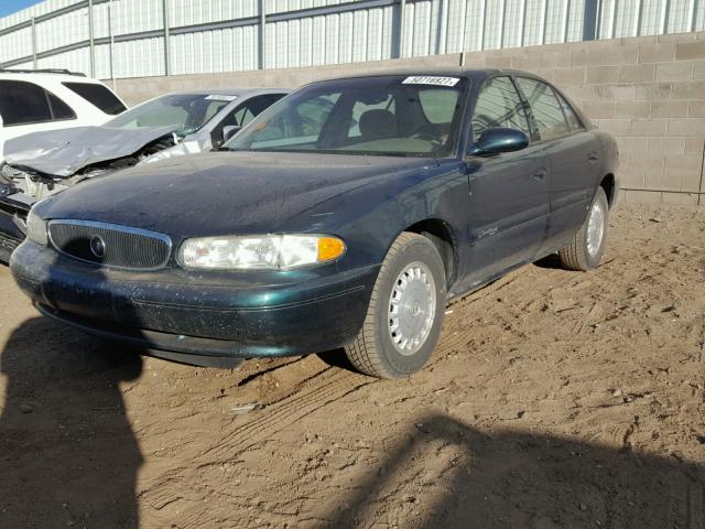 2G4WS52J711228974 - 2001 BUICK CENTURY CU GREEN photo 2