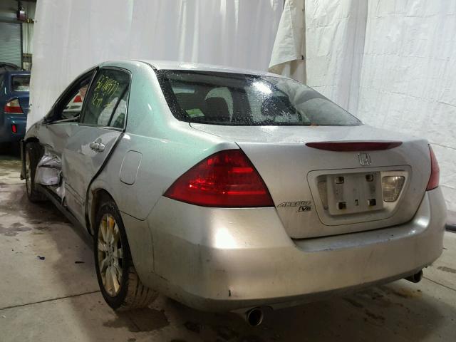 1HGCM66487A038371 - 2007 HONDA ACCORD SE GRAY photo 3