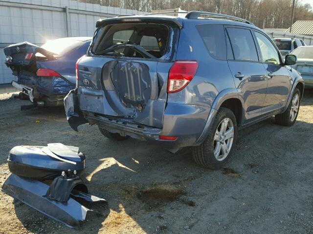 JTMBD32V966006327 - 2006 TOYOTA RAV4 SPORT BLUE photo 4