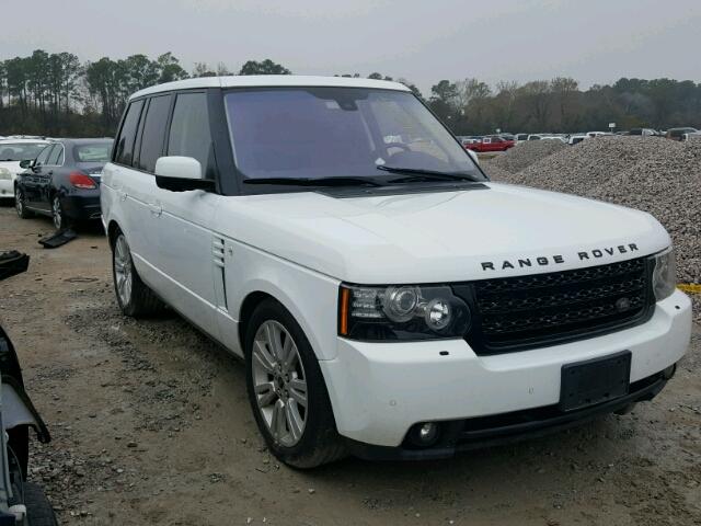 SALMF1D42CA360512 - 2012 LAND ROVER RANGE ROVE WHITE photo 1