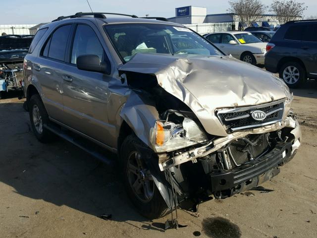 KNDJD733745291452 - 2004 KIA SORENTO EX GOLD photo 1