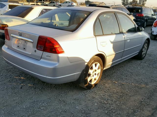 JHMES26762S001644 - 2002 HONDA CIVIC EX SILVER photo 4