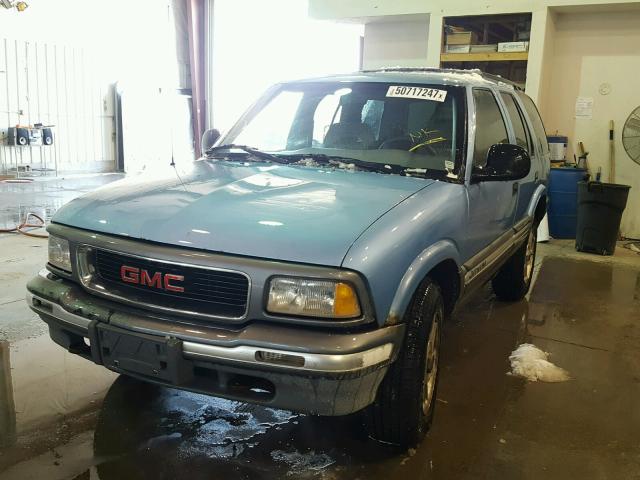 1GKDT13W5T2511876 - 1996 GMC JIMMY BLUE photo 2