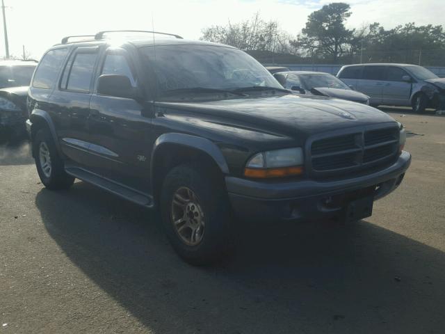 1B4HS38N32F196625 - 2002 DODGE DURANGO SP BLACK photo 1