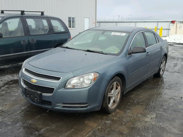 1G1ZG57BX9F115506 - 2009 CHEVROLET MALIBU LS TURQUOISE photo 2