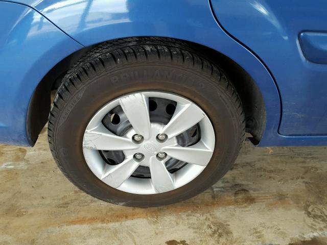 KNADH4A36A6644625 - 2010 KIA RIO LX Կապույտ լուսանկար 9