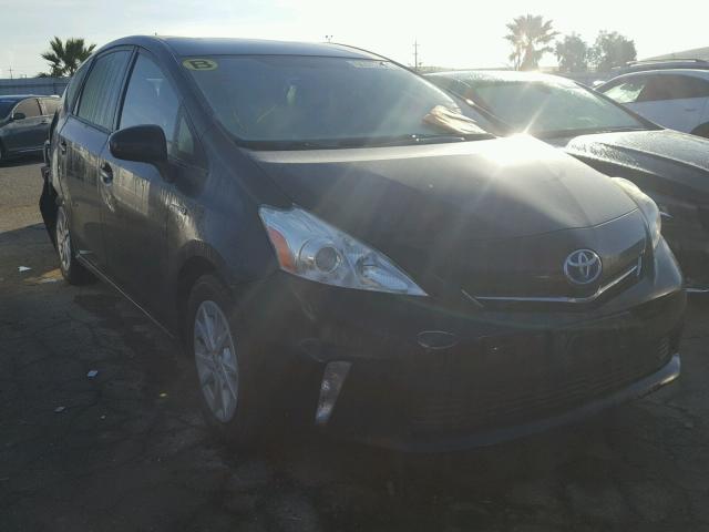 JTDZN3EU0C3126612 - 2012 TOYOTA PRIUS V BLACK photo 1