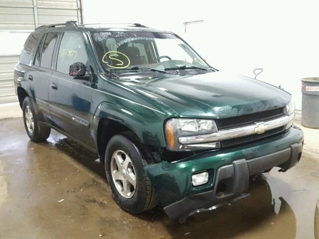 1GNDT13S532392565 - 2003 CHEVROLET TRAILBLAZE GREEN photo 1