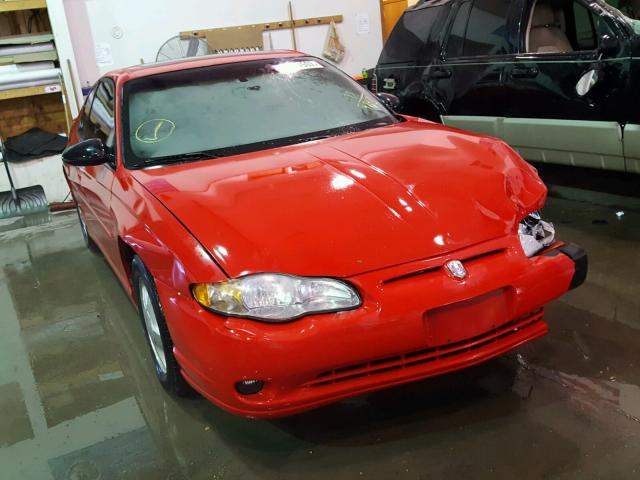 2G1WX12K2Y9274742 - 2000 CHEVROLET MONTE CARL RED photo 1