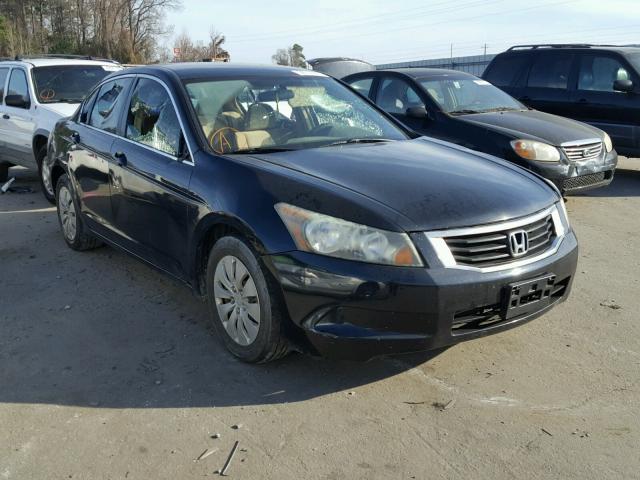 1HGCP26398A060422 - 2008 HONDA ACCORD BLACK photo 1