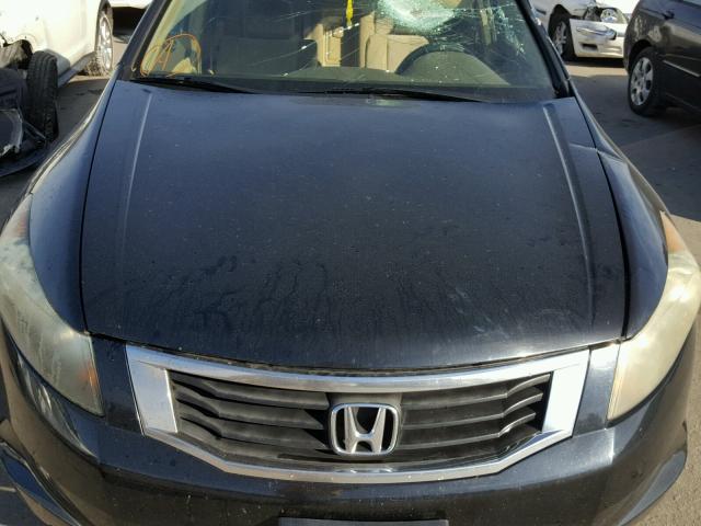 1HGCP26398A060422 - 2008 HONDA ACCORD BLACK photo 7