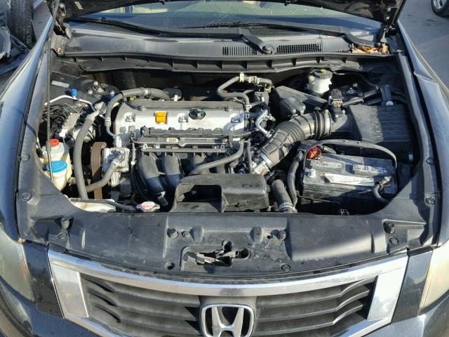 1HGCP26398A060422 - 2008 HONDA ACCORD BLACK photo 8