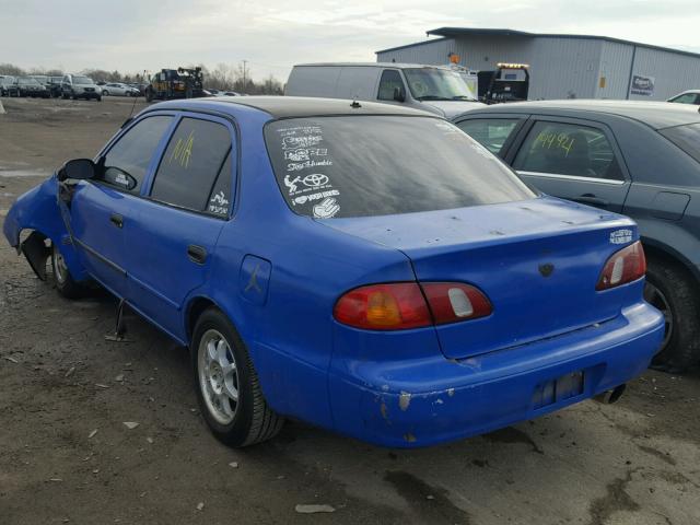 2T1BR12E0YC267475 - 2000 TOYOTA COROLLA VE BLUE photo 3