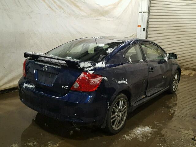 JTKDE177960107559 - 2006 TOYOTA SCION TC BLUE photo 4