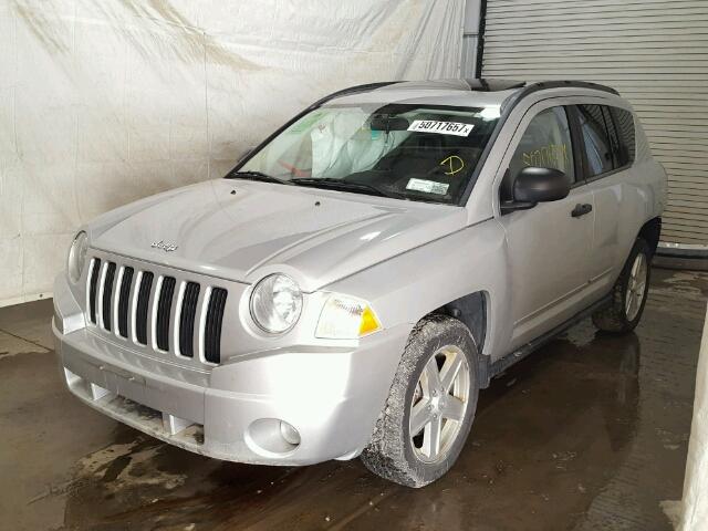 1J4FF47B19D219458 - 2009 JEEP COMPASS SP SILVER photo 2