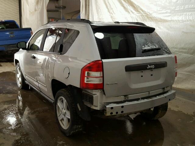 1J4FF47B19D219458 - 2009 JEEP COMPASS SP SILVER photo 3