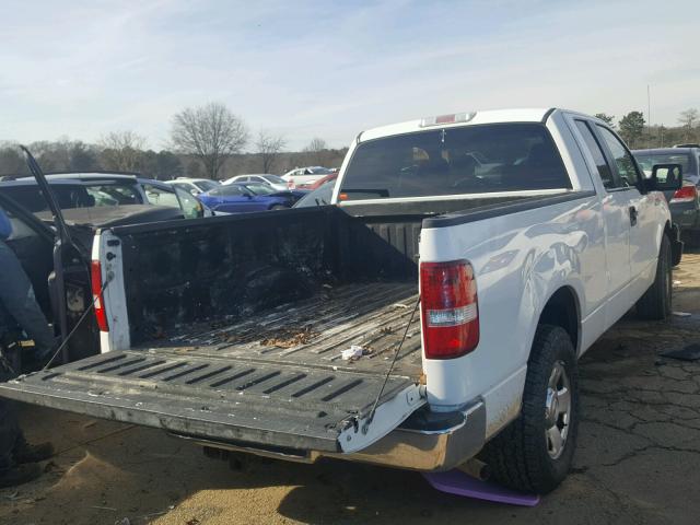 1FTPX12545NB49966 - 2005 FORD F150 WHITE photo 4