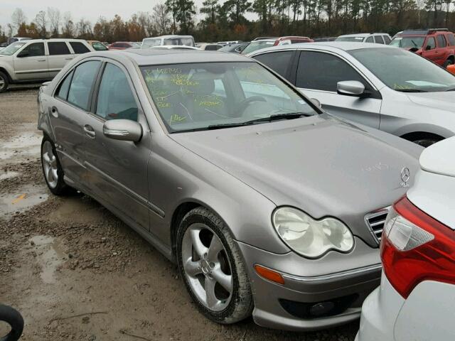 WDBRF52H96F731116 - 2006 MERCEDES-BENZ C GENERATI GRAY photo 1