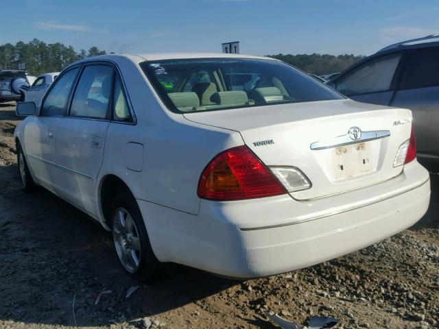 4T1BF28B22U205223 - 2002 TOYOTA AVALON XL WHITE photo 3