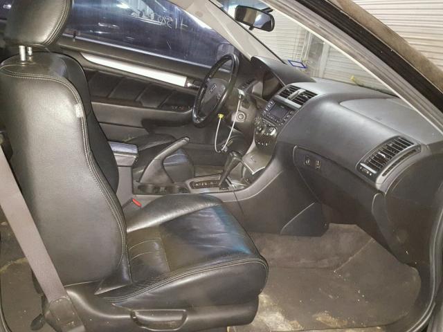 1HGCM82685A005788 - 2005 HONDA ACCORD BLACK photo 5