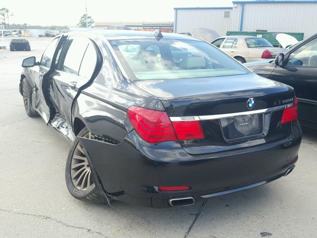 WBAKB83529CY62167 - 2009 BMW 750 LI BLACK photo 3