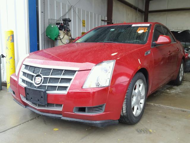 1G6DM577680208646 - 2008 CADILLAC CTS RED photo 2