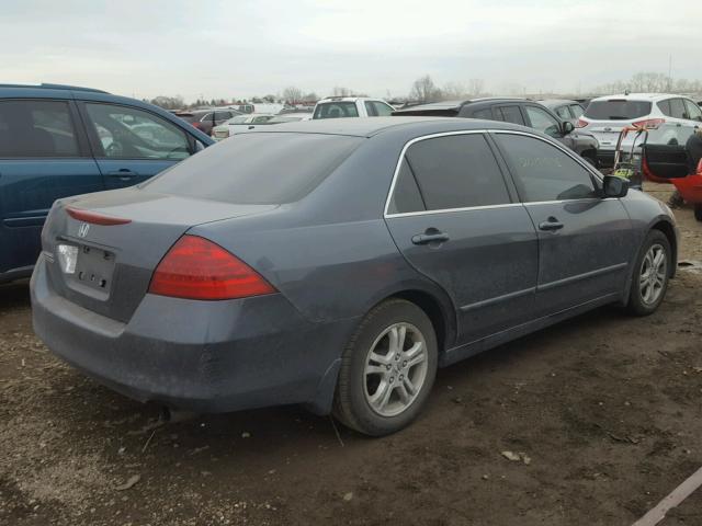 JHMCM56327C007863 - 2007 HONDA ACCORD SE GRAY photo 4