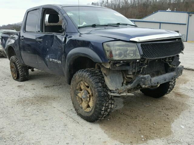 1N6AA07C89N318379 - 2009 NISSAN TITAN XE BLUE photo 9