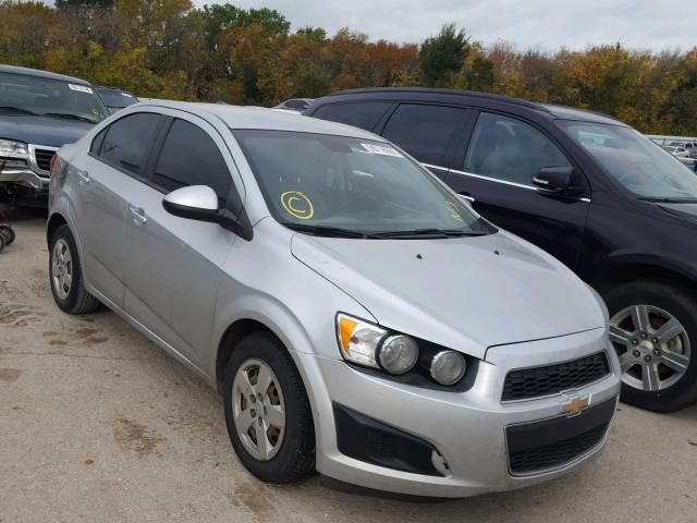 1G1JA5SHXD4109350 - 2013 CHEVROLET SONIC LS SILVER photo 1