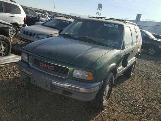 1GKDT13W8V2506562 - 1997 GMC JIMMY GREEN photo 2