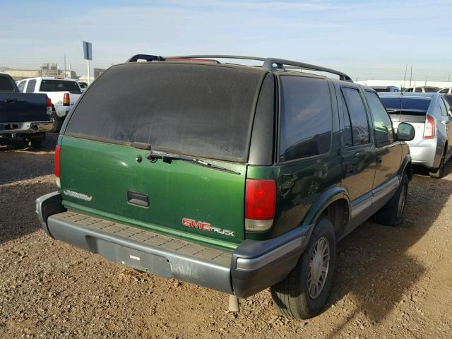 1GKDT13W8V2506562 - 1997 GMC JIMMY GREEN photo 4