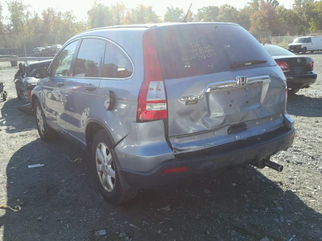 3CZRE38528G706642 - 2008 HONDA CR-V EX BLACK photo 3