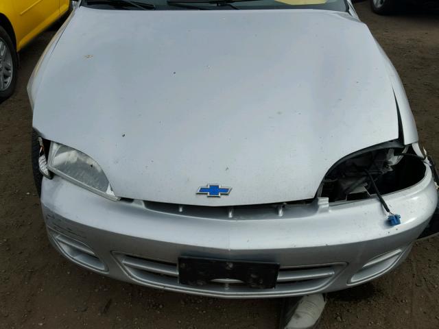 1G1JC524417257933 - 2001 CHEVROLET CAVALIER B SILVER photo 7