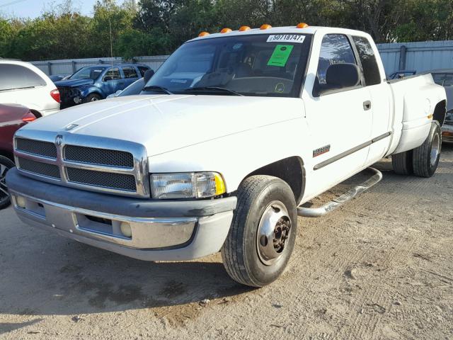 1B7MC3365XJ594857 - 1999 DODGE RAM 3500 WHITE photo 2