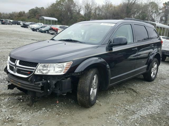 3C4PDCBG0CT373352 - 2012 DODGE JOURNEY SX BLACK photo 2