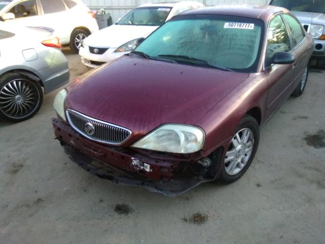 1MEFM50275A613925 - 2005 MERCURY SABLE GS RED photo 2