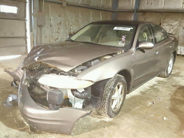 1G3NL52E91C172191 - 2001 OLDSMOBILE ALERO GL GRAY photo 2