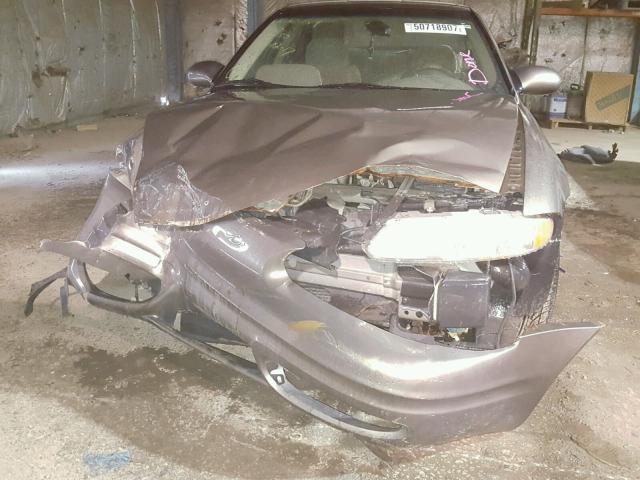 1G3NL52E91C172191 - 2001 OLDSMOBILE ALERO GL GRAY photo 9