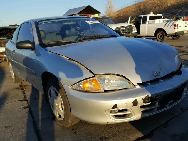 1G1JC124817305927 - 2001 CHEVROLET CAVALIER SILVER photo 1