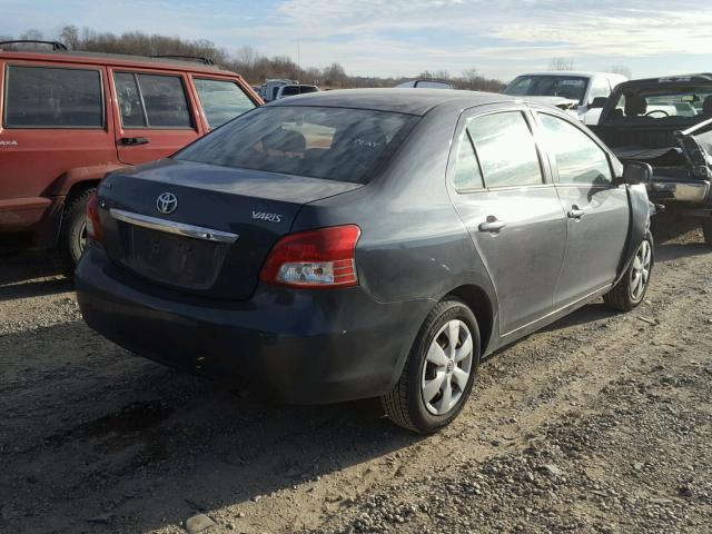 JTDBT923881284057 - 2008 TOYOTA YARIS GRAY photo 4