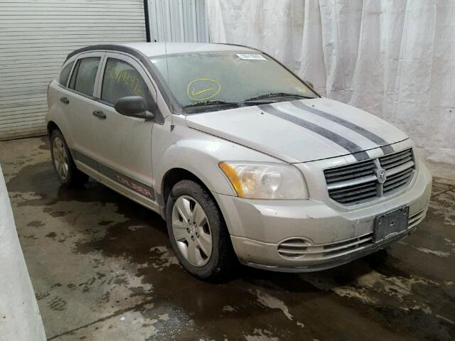 1B3HB48B37D510891 - 2007 DODGE CALIBER SX SILVER photo 1