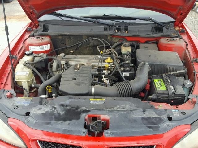 1G2NF12F42C115413 - 2002 PONTIAC GRAND AM S RED photo 7