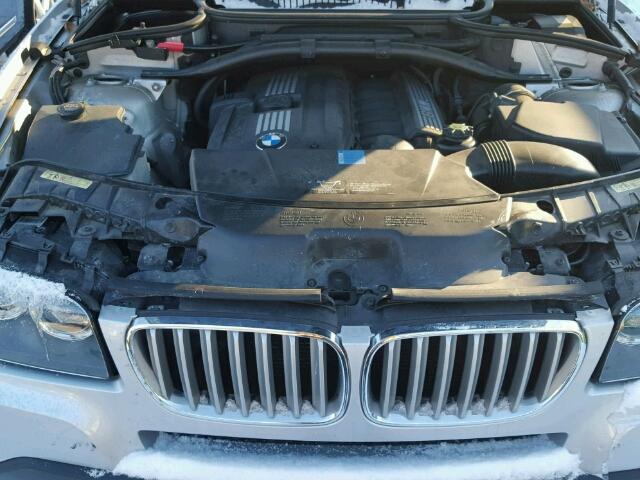 WBXPC934X8WJ16245 - 2008 BMW X3 3.0SI SILVER photo 7