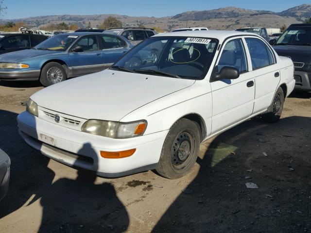 1NXBA02E7VZ556641 - 1997 TOYOTA COROLLA BA WHITE photo 2