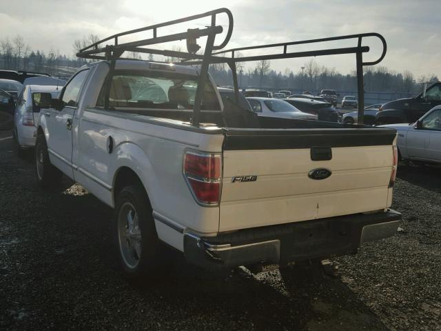 1FTRF12W79KB48385 - 2009 FORD F150 WHITE photo 3