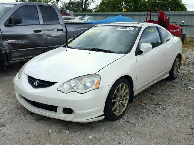 JH4DC53032C025735 - 2002 ACURA RSX TYPE-S WHITE photo 2