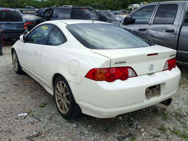 JH4DC53032C025735 - 2002 ACURA RSX TYPE-S WHITE photo 3